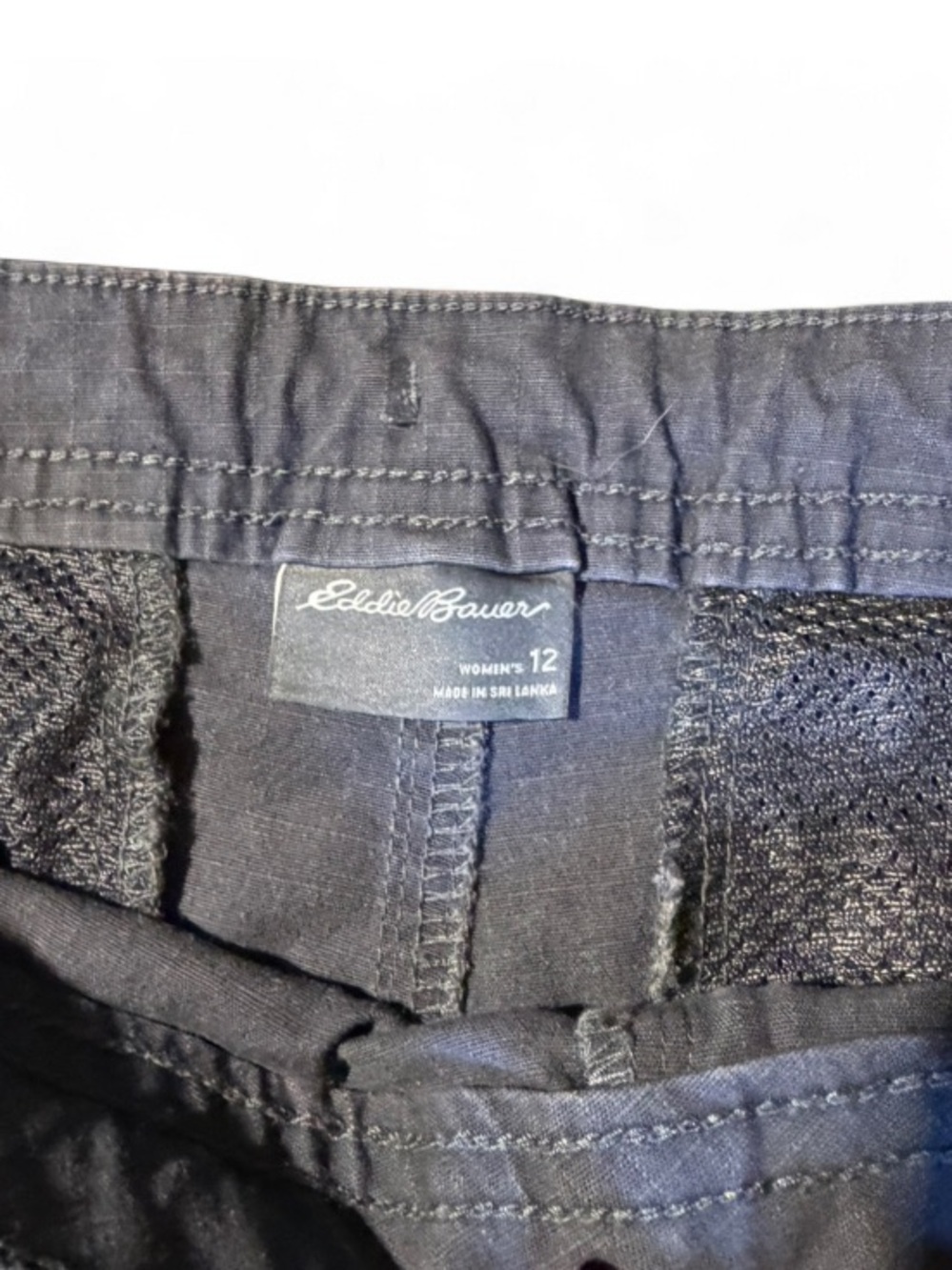Eddie Bauer Grey Lightweight Hiking Outdoor Shorts 12 - Picture 2 of 4